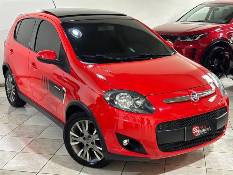 FIAT - PALIO - 2014/2015 - Vermelha - R$ 42.900,00