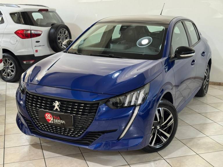 PEUGEOT - 208 - 2023/2024 - Azul - R$ 103.900,00