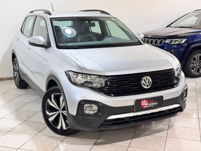 VOLKSWAGEN - T-CROSS - 2020/2021 - Prata - R$ 103.900,00